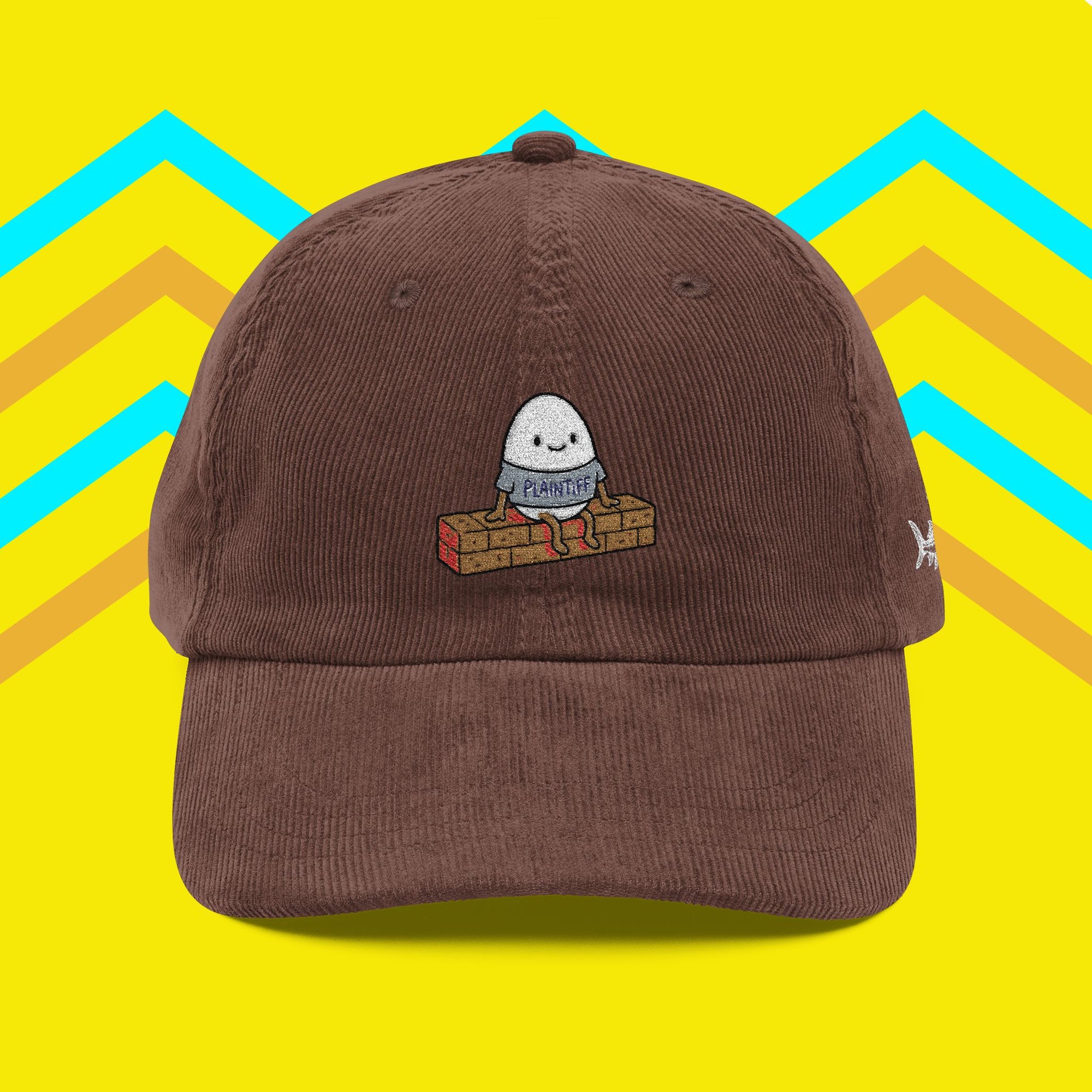 "Eggshell Plaintiff" Vintage Corduroy Cap