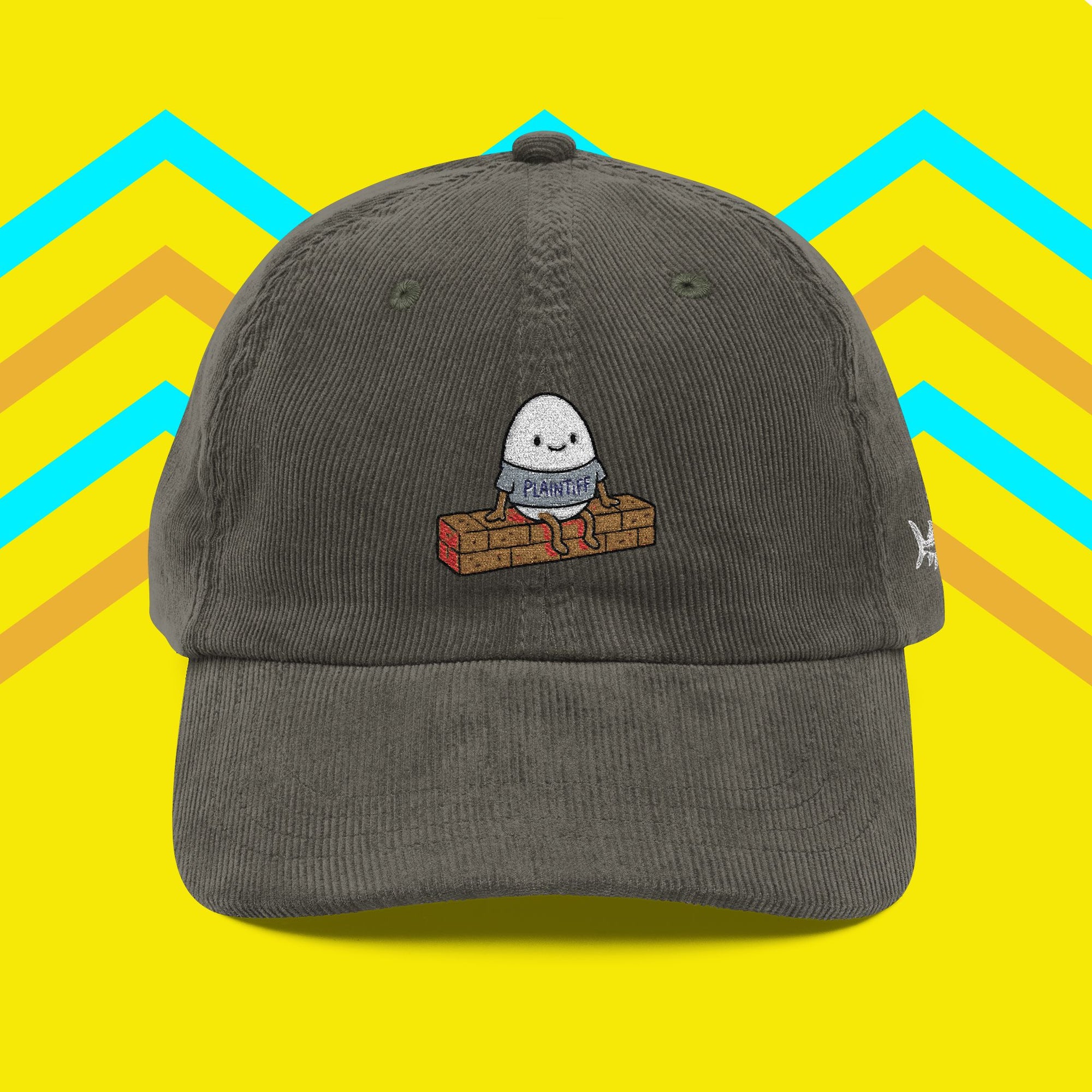 "Eggshell Plaintiff" Vintage Corduroy Cap